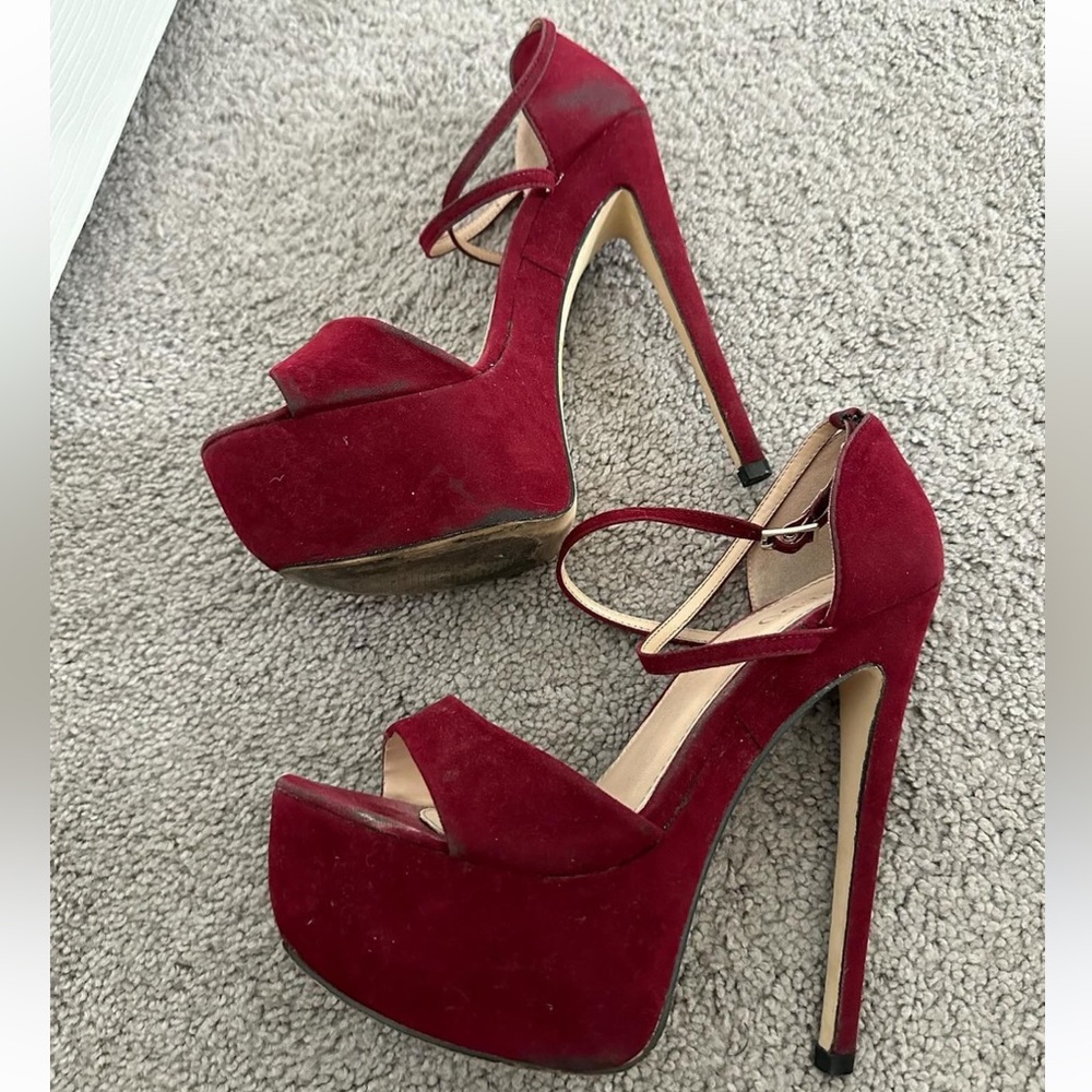 Bordeaux heels